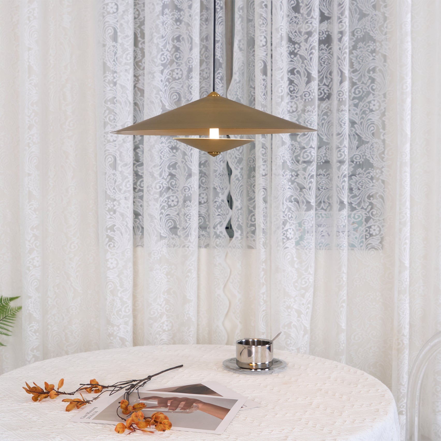 VANDERBILT RATTAN WEAVE PENDANT LIGHT