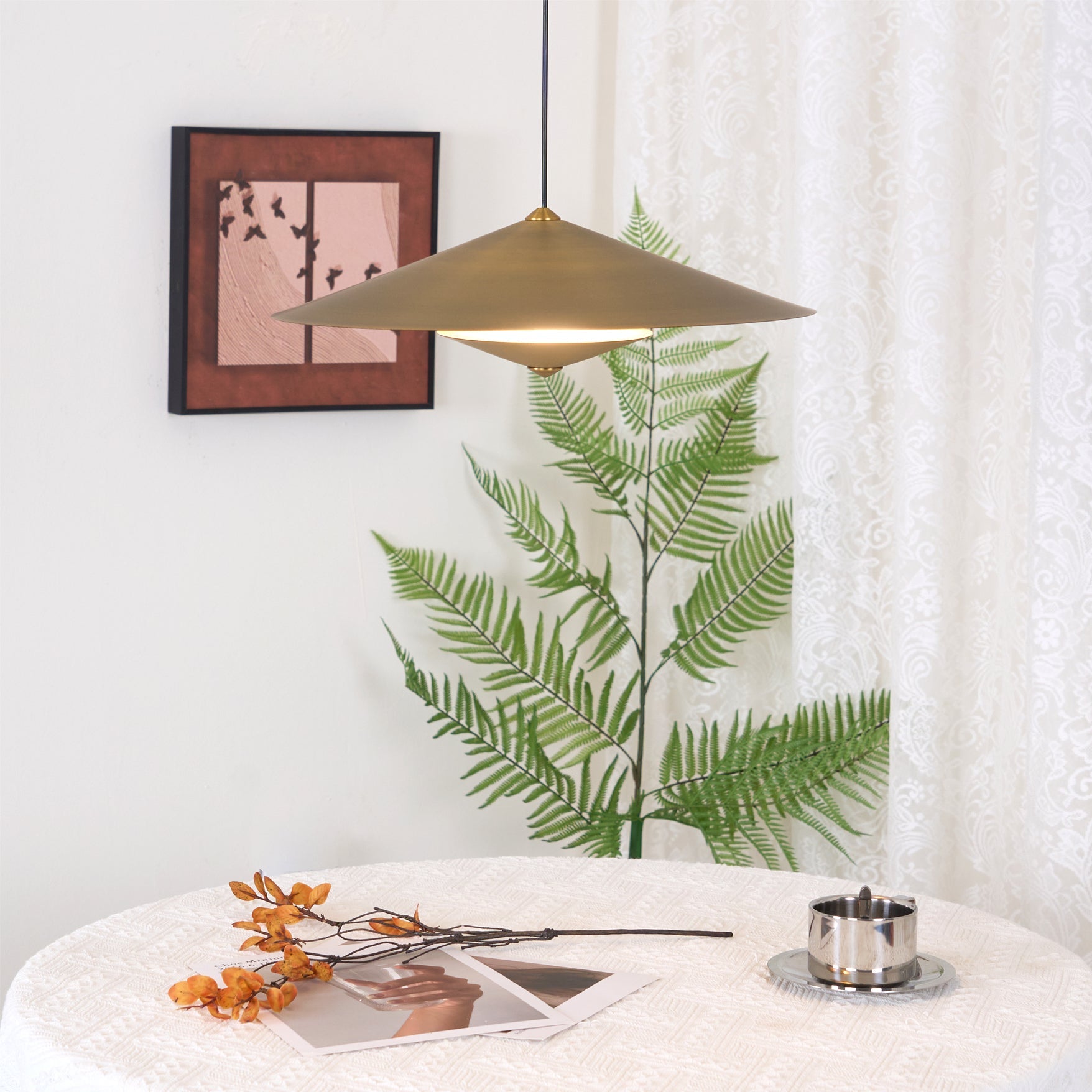 VANDERBILT RATTAN WEAVE PENDANT LIGHT