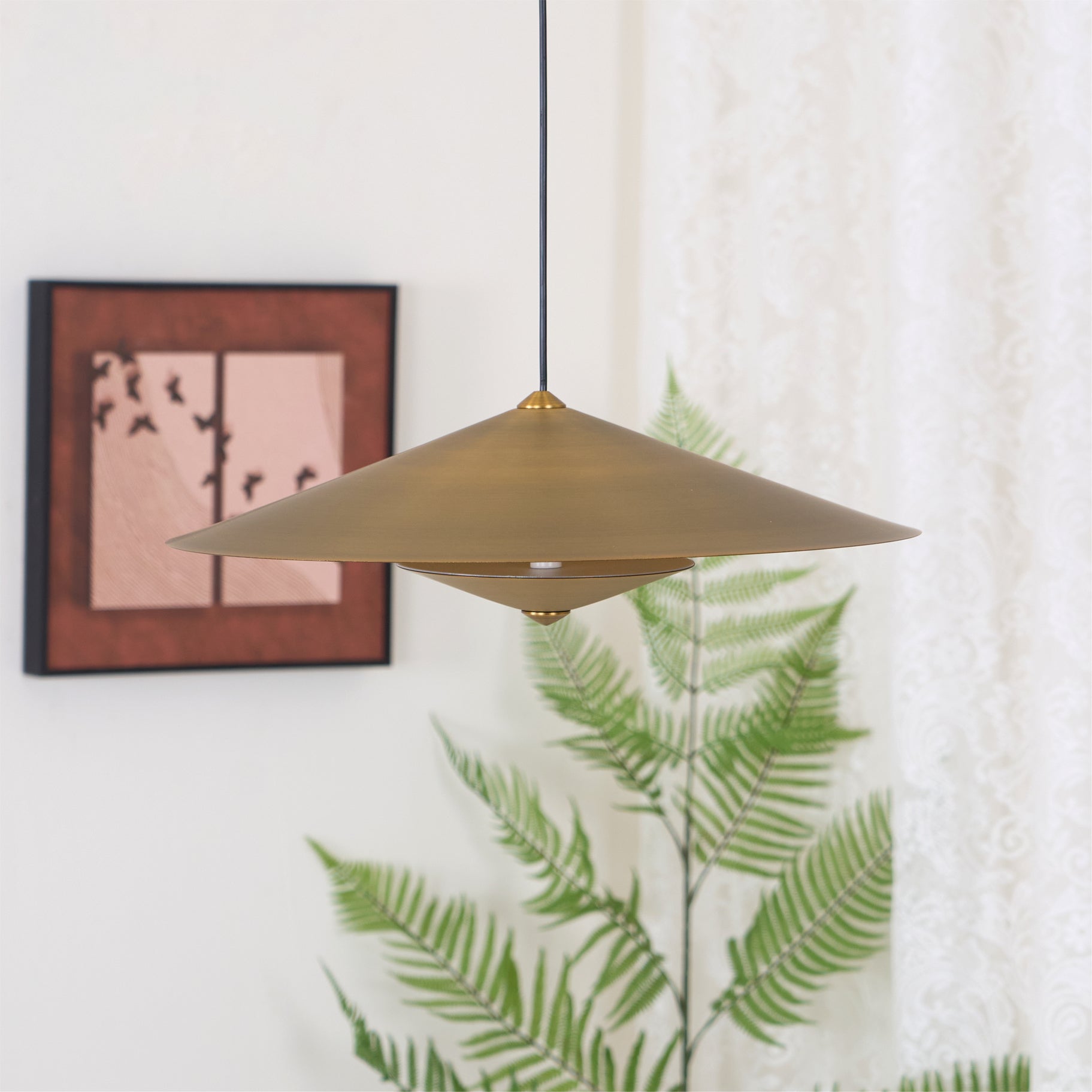 VANDERBILT RATTAN WEAVE PENDANT LIGHT