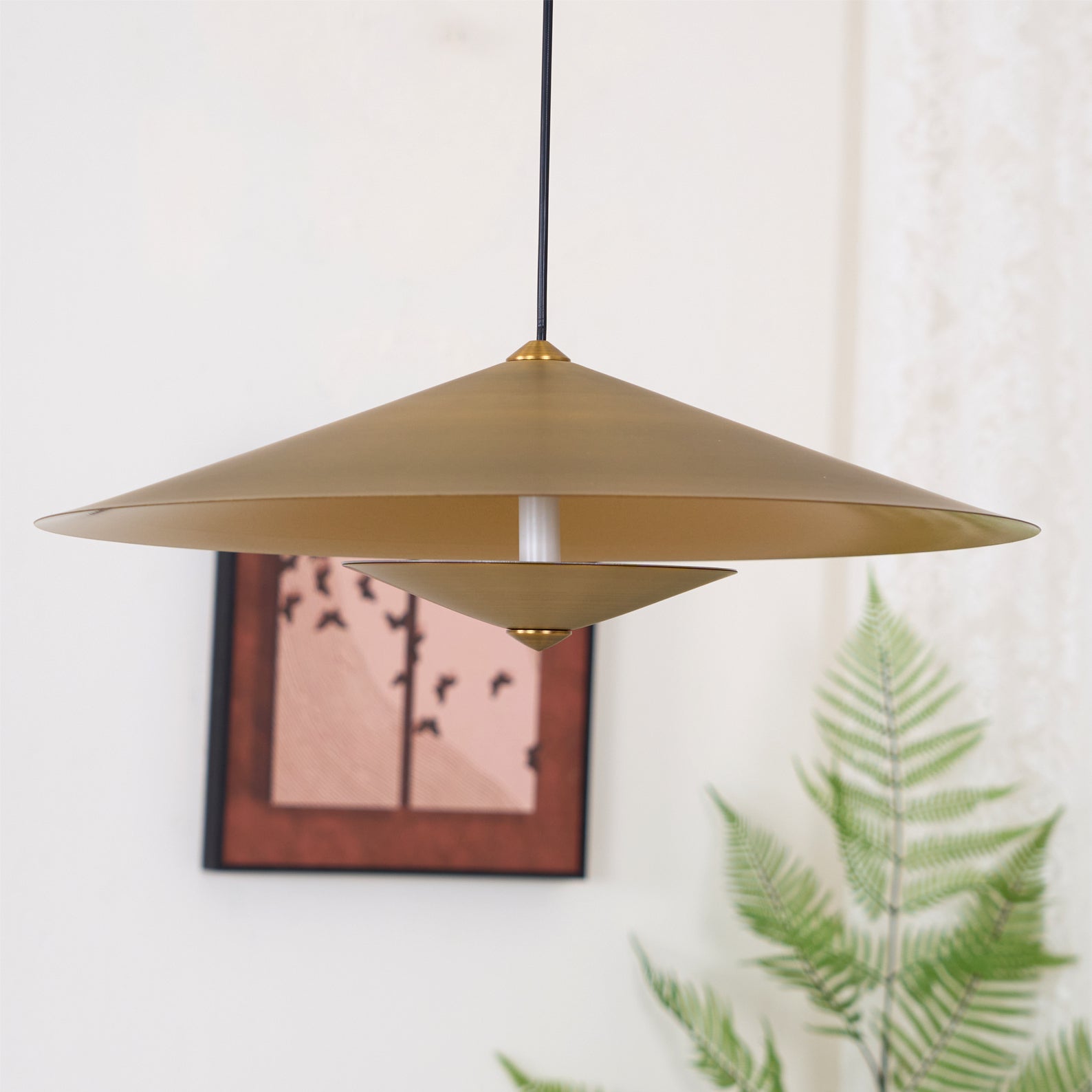 VANDERBILT RATTAN WEAVE PENDANT LIGHT