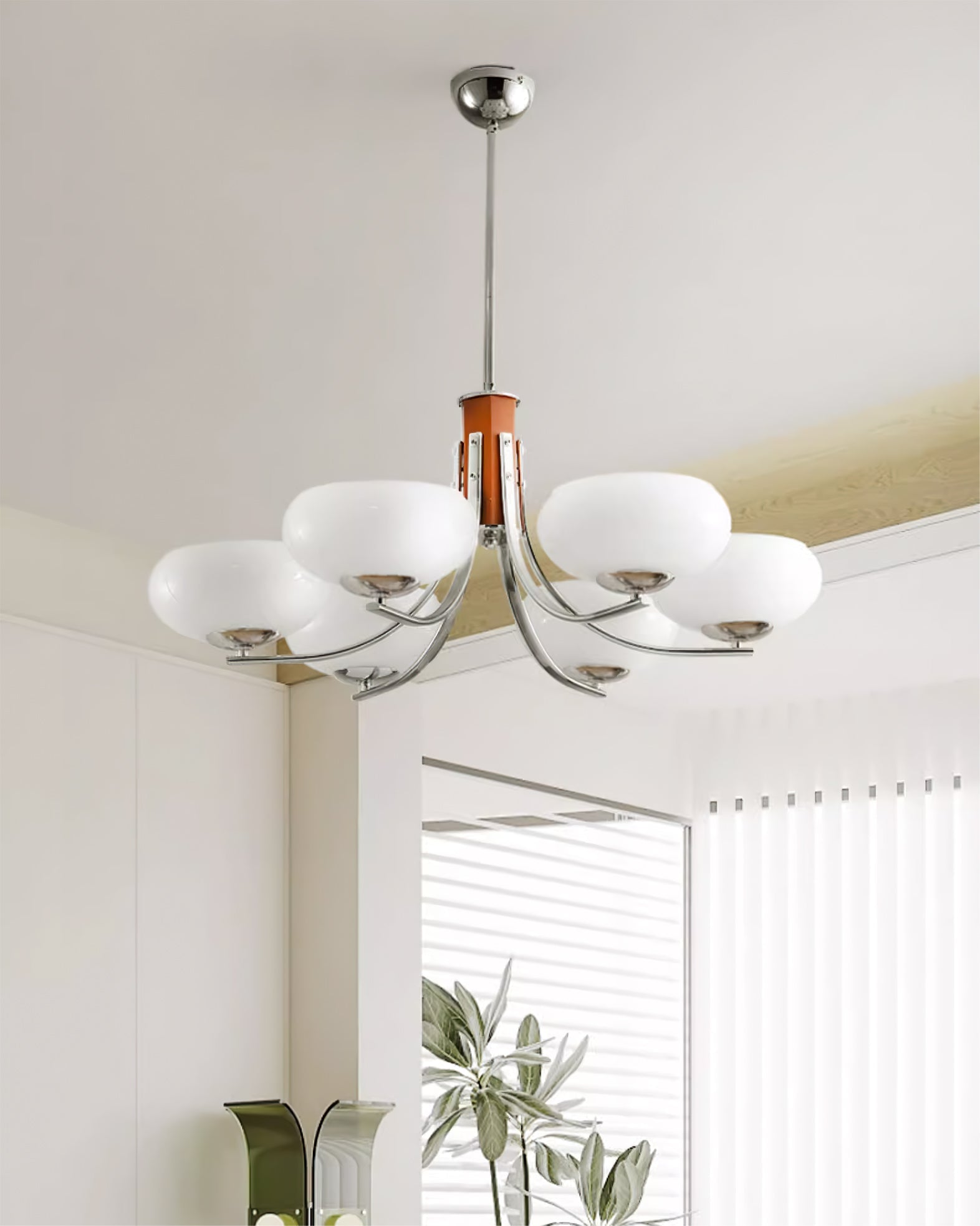 VANDERBILT CRYSTAL ORB CHANDELIER