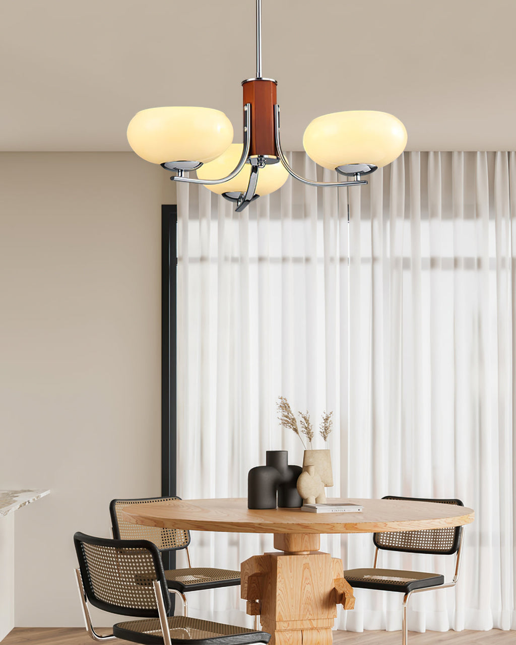 VANDERBILT CRYSTAL ORB CHANDELIER