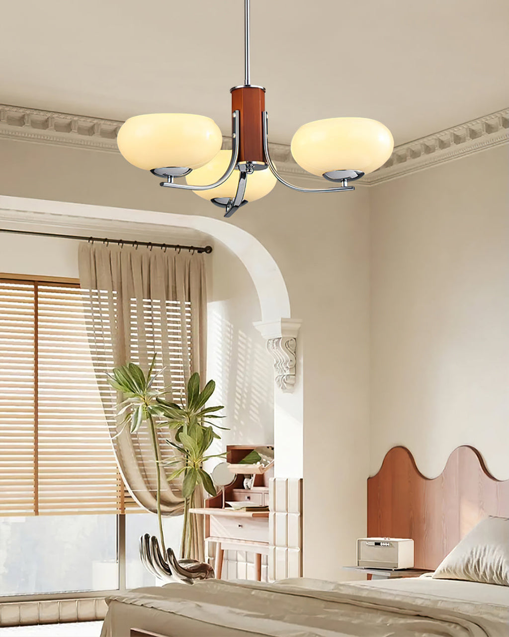 VANDERBILT CRYSTAL ORB CHANDELIER