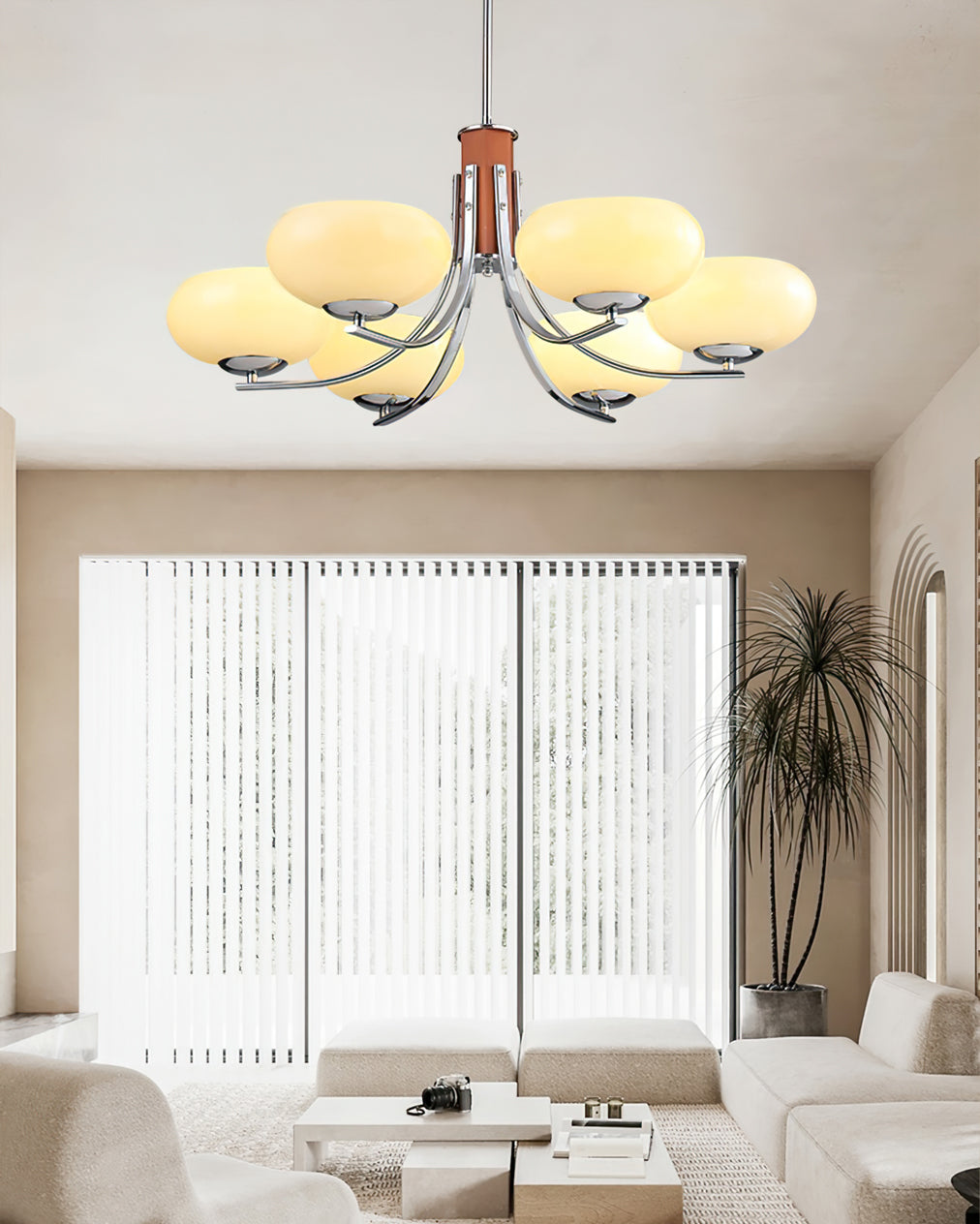 VANDERBILT CRYSTAL ORB CHANDELIER