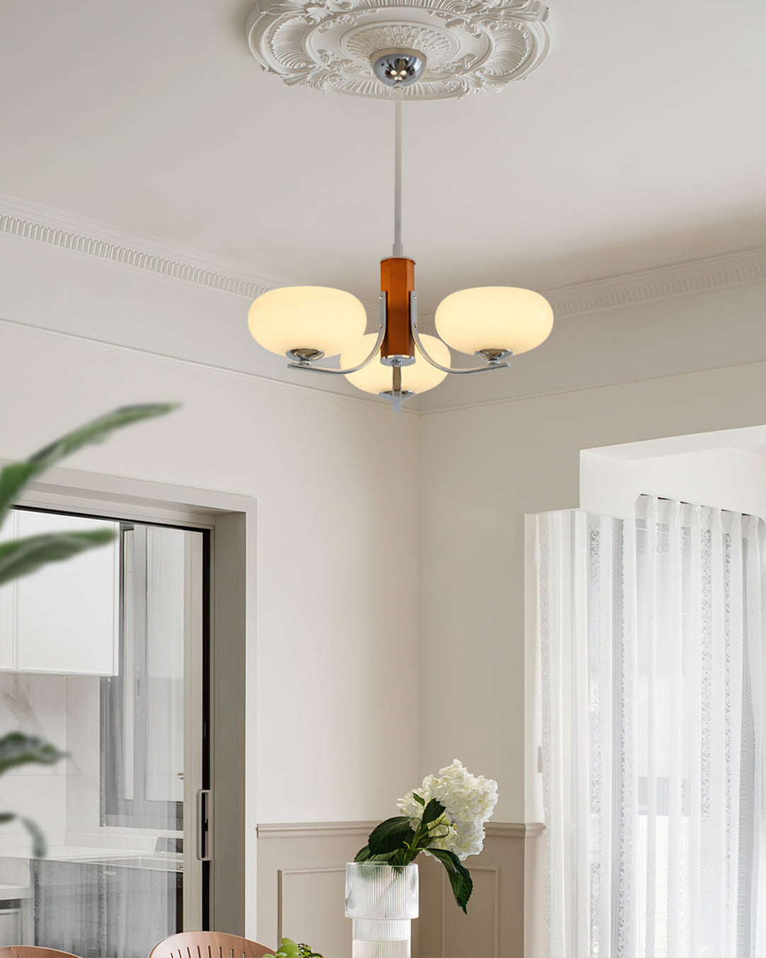 VANDERBILT CRYSTAL ORB CHANDELIER