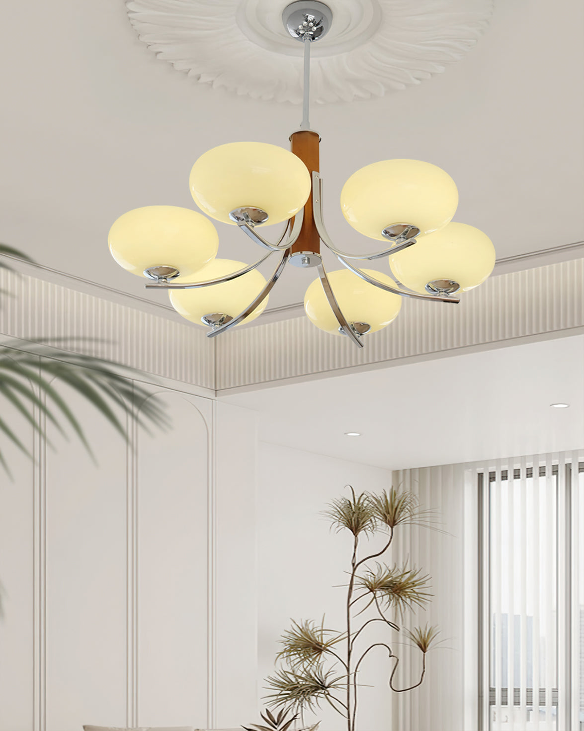 VANDERBILT CRYSTAL ORB CHANDELIER