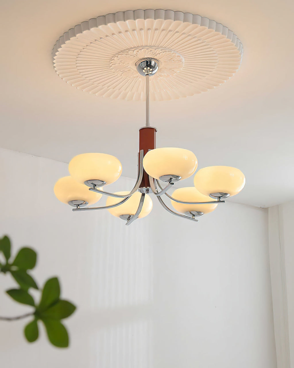 VANDERBILT CRYSTAL ORB CHANDELIER