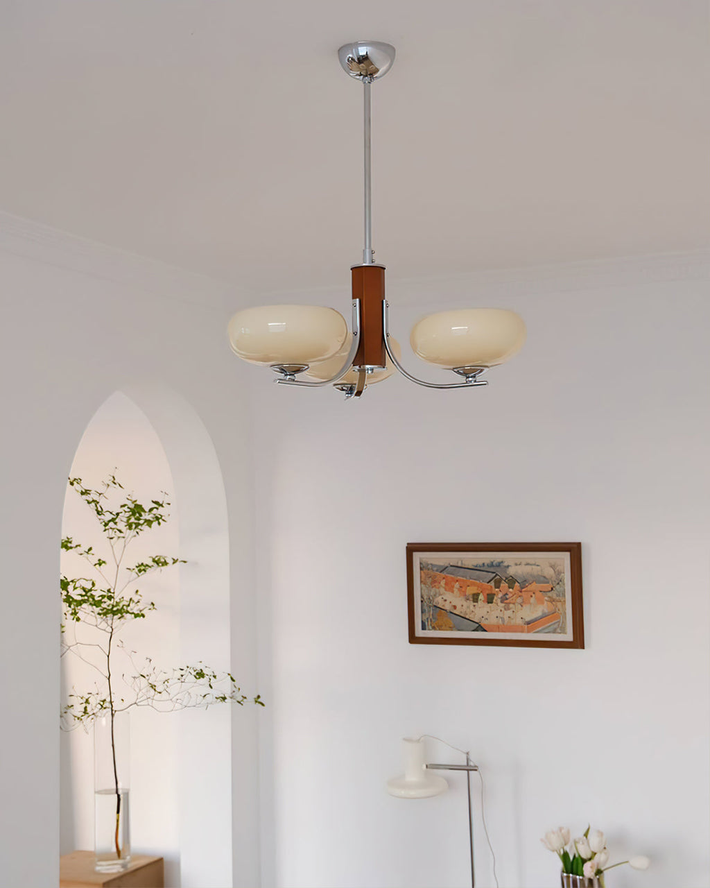VANDERBILT CRYSTAL ORB CHANDELIER