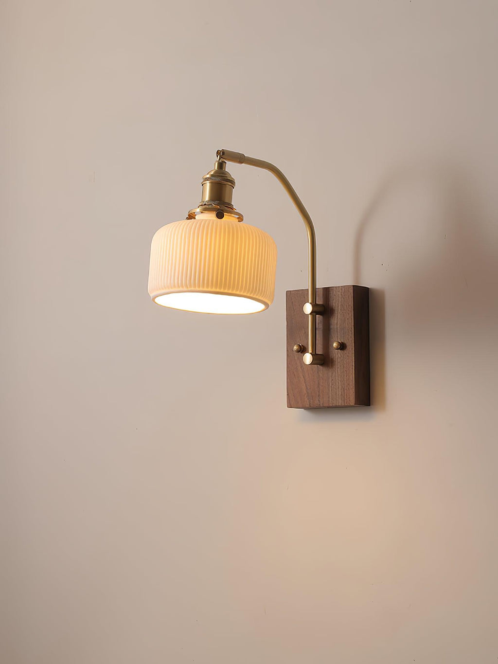 FENWICK RUSTIC TIMBER WALL SCONCE
