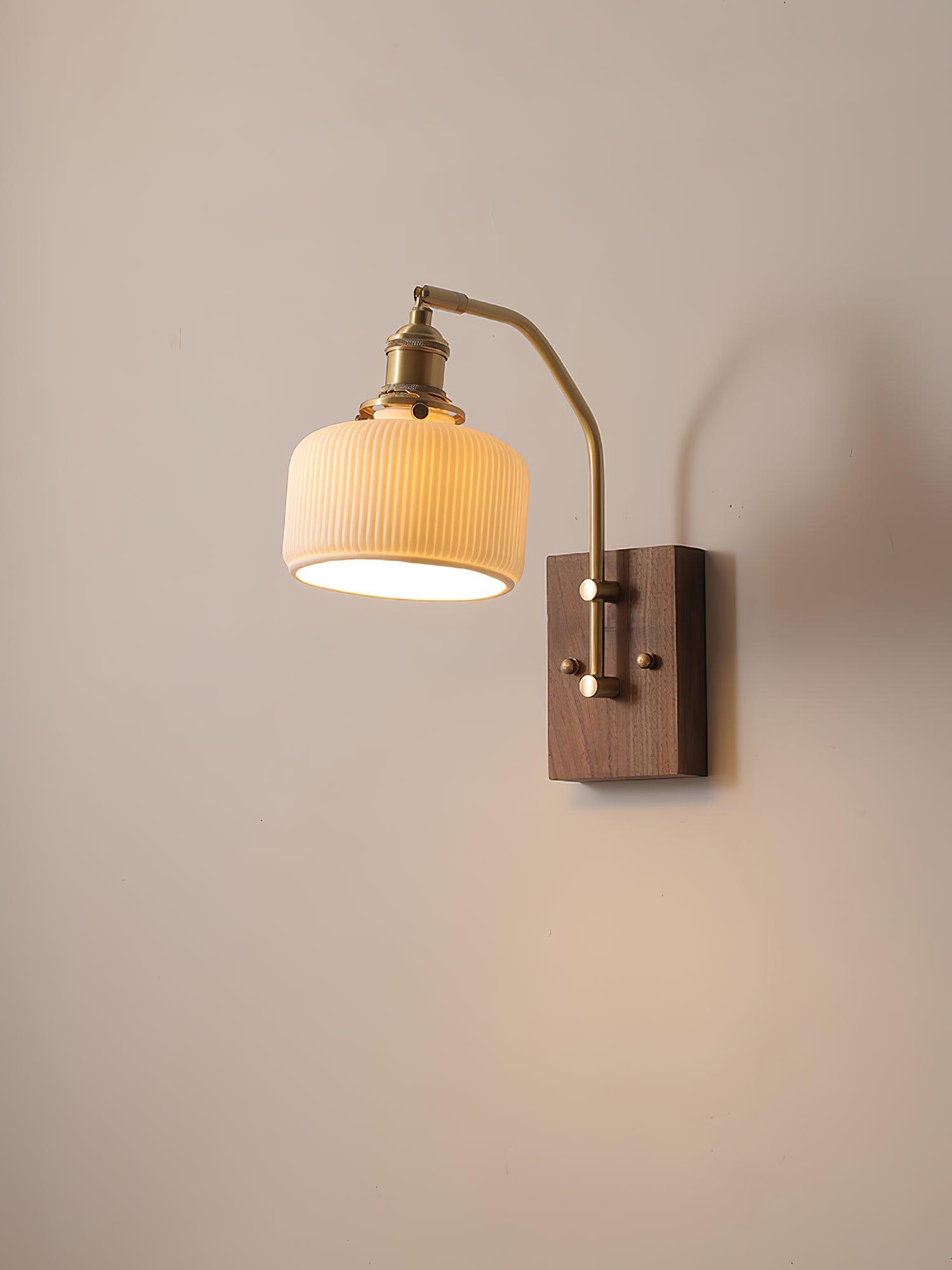 FENWICK RUSTIC TIMBER WALL SCONCE
