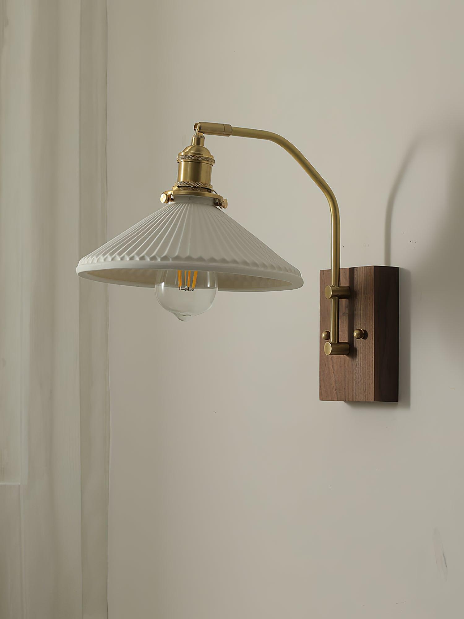 FENWICK RUSTIC TIMBER WALL SCONCE