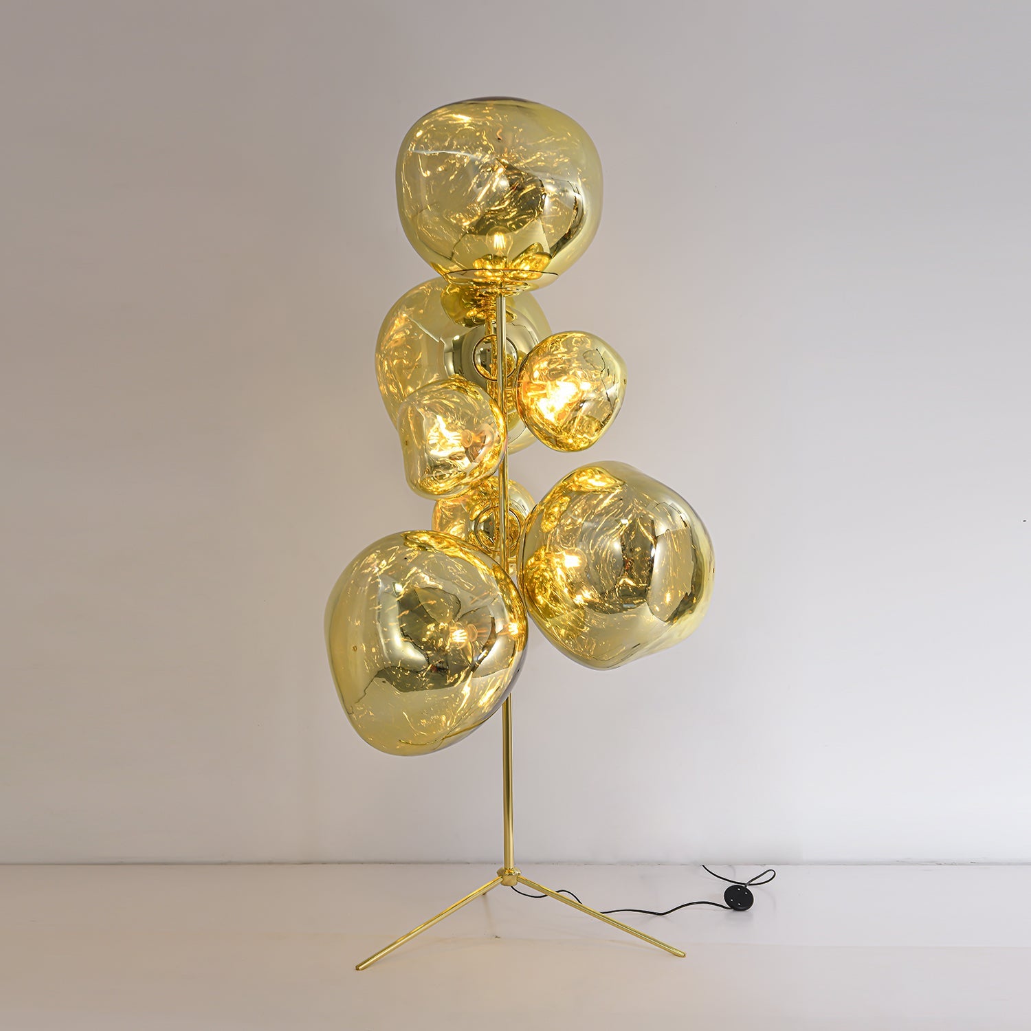 FELBRIDGE VOLCANIC GLASS TORCH LAMP