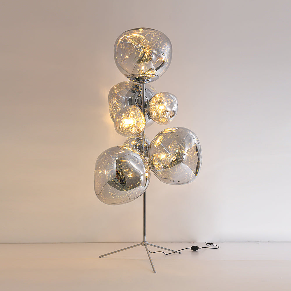 FELBRIDGE VOLCANIC GLASS TORCH LAMP