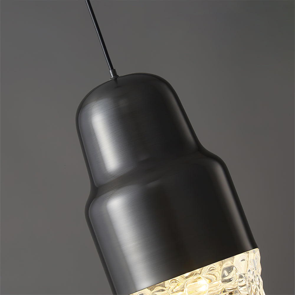 WINTHROP HANGING GLASS ORB LANTERN