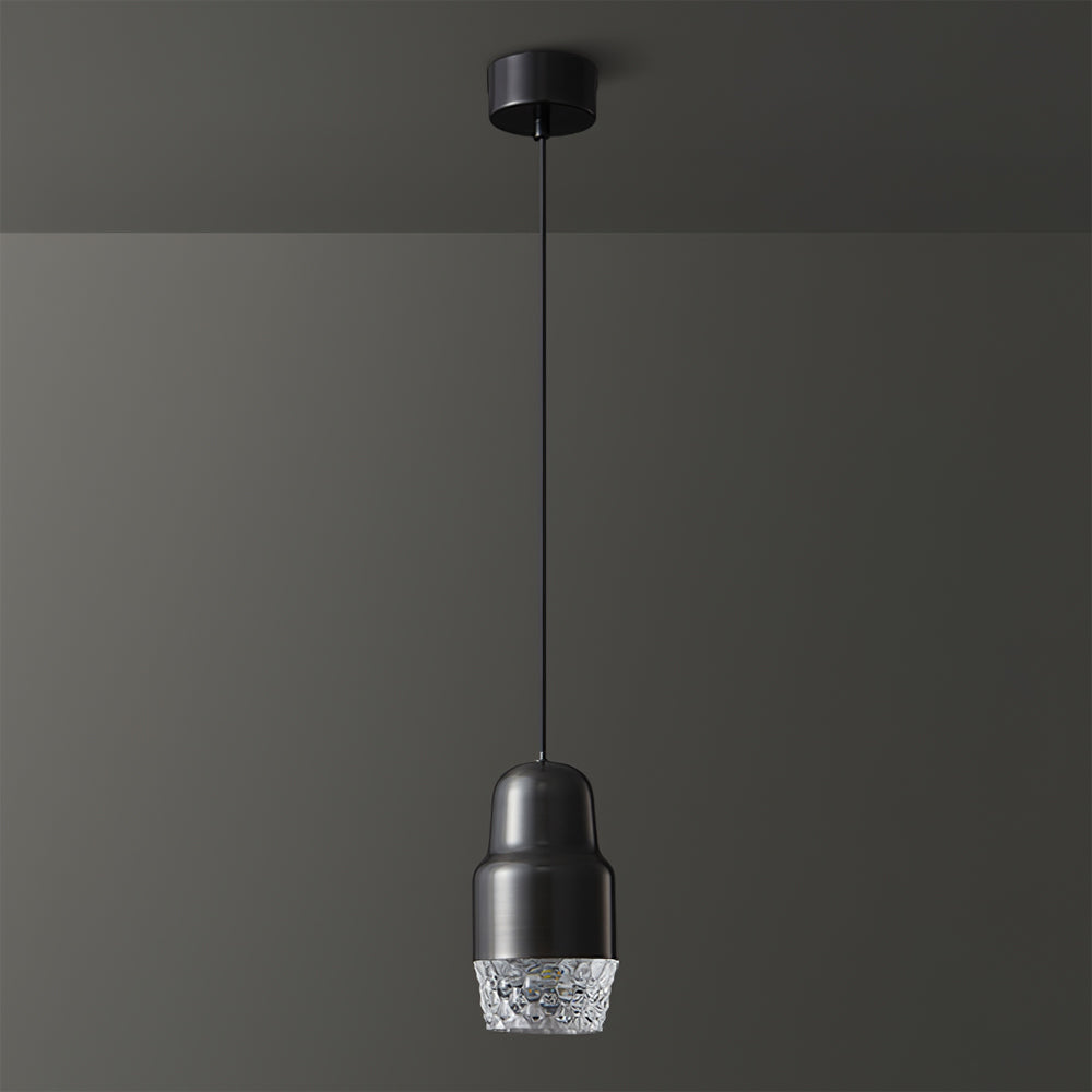WINTHROP HANGING GLASS ORB LANTERN