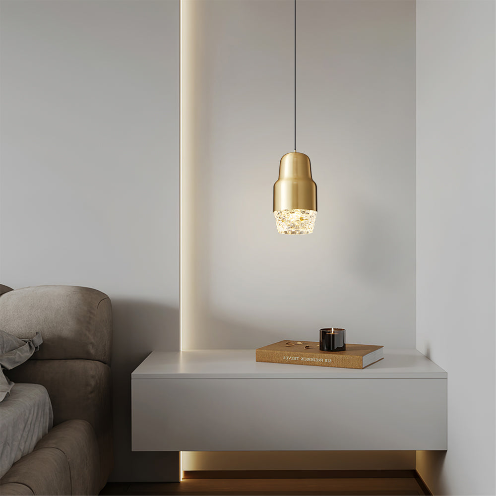 WINTHROP HANGING GLASS ORB LANTERN