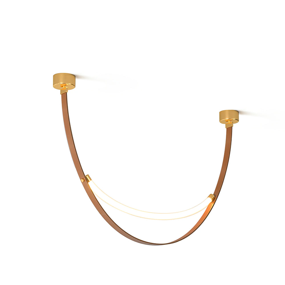 WINTHROP LEATHER HANGING LANTERN