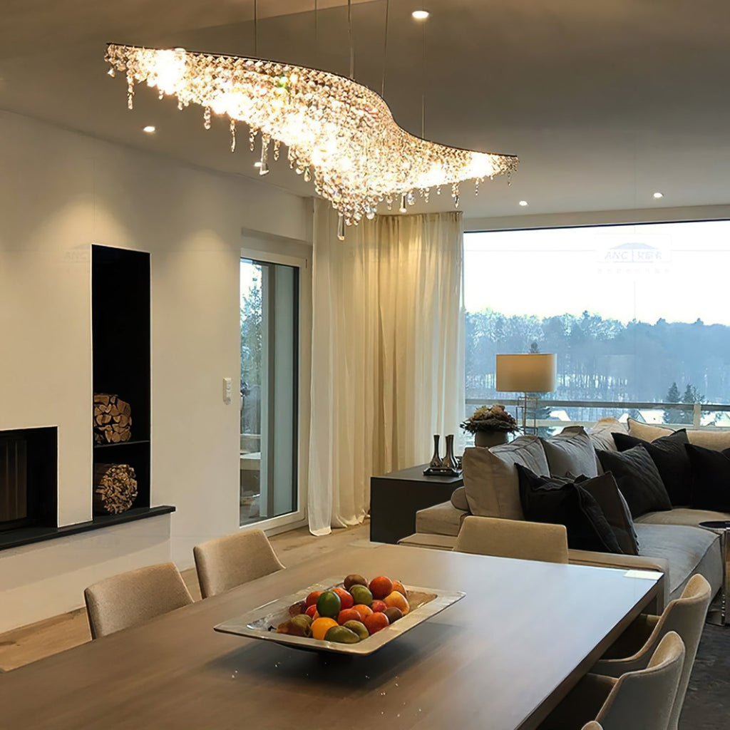 VIVIENNE CRYSTAL LEAF CANDELABRA