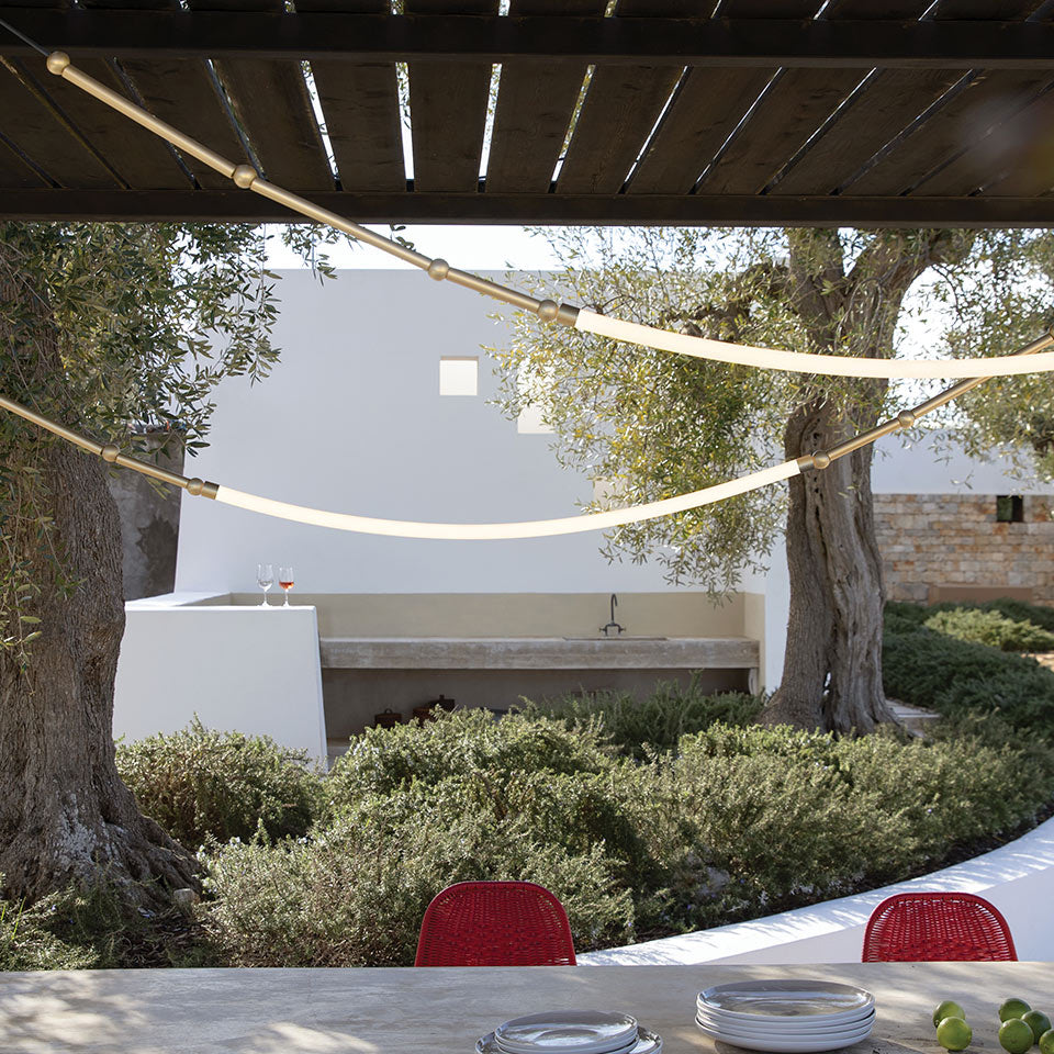 VERITY CRYSTAL TEARDROP LIGHTING FIXTURE