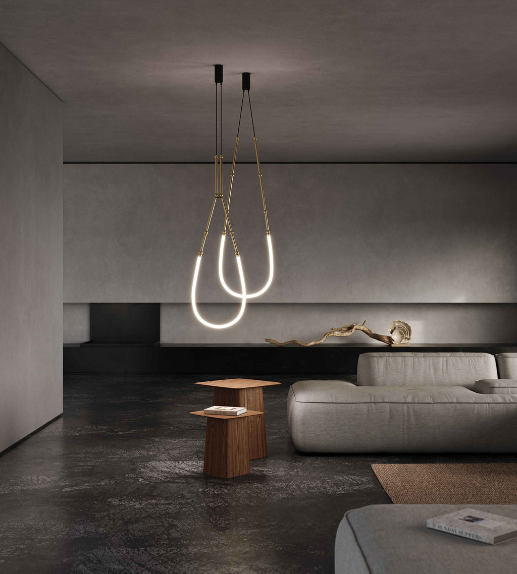 VERITY CRYSTAL TEARDROP LIGHTING FIXTURE