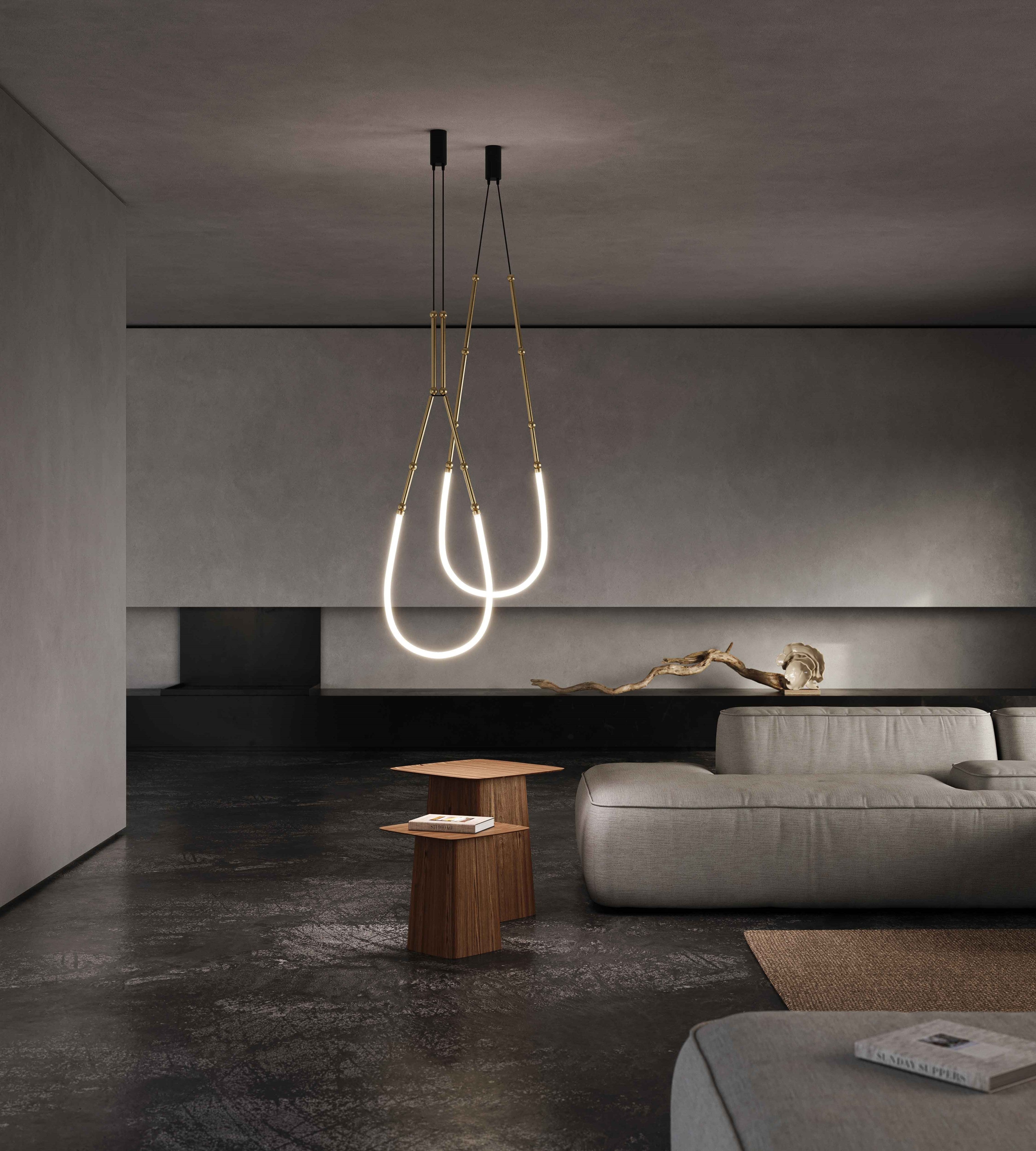 VERITY CRYSTAL TEARDROP LIGHTING FIXTURE