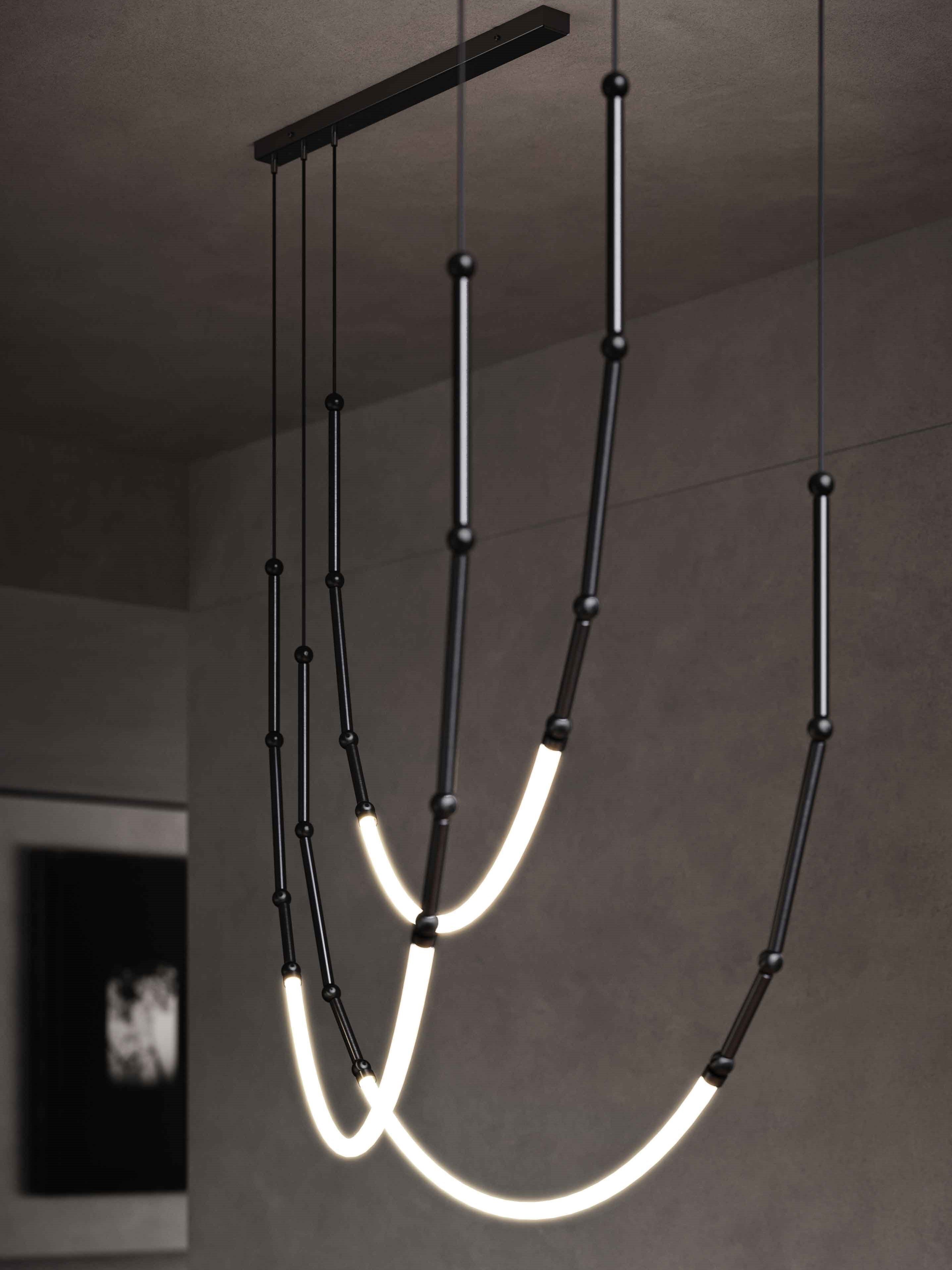 VERITY CRYSTAL TEARDROP LIGHTING FIXTURE