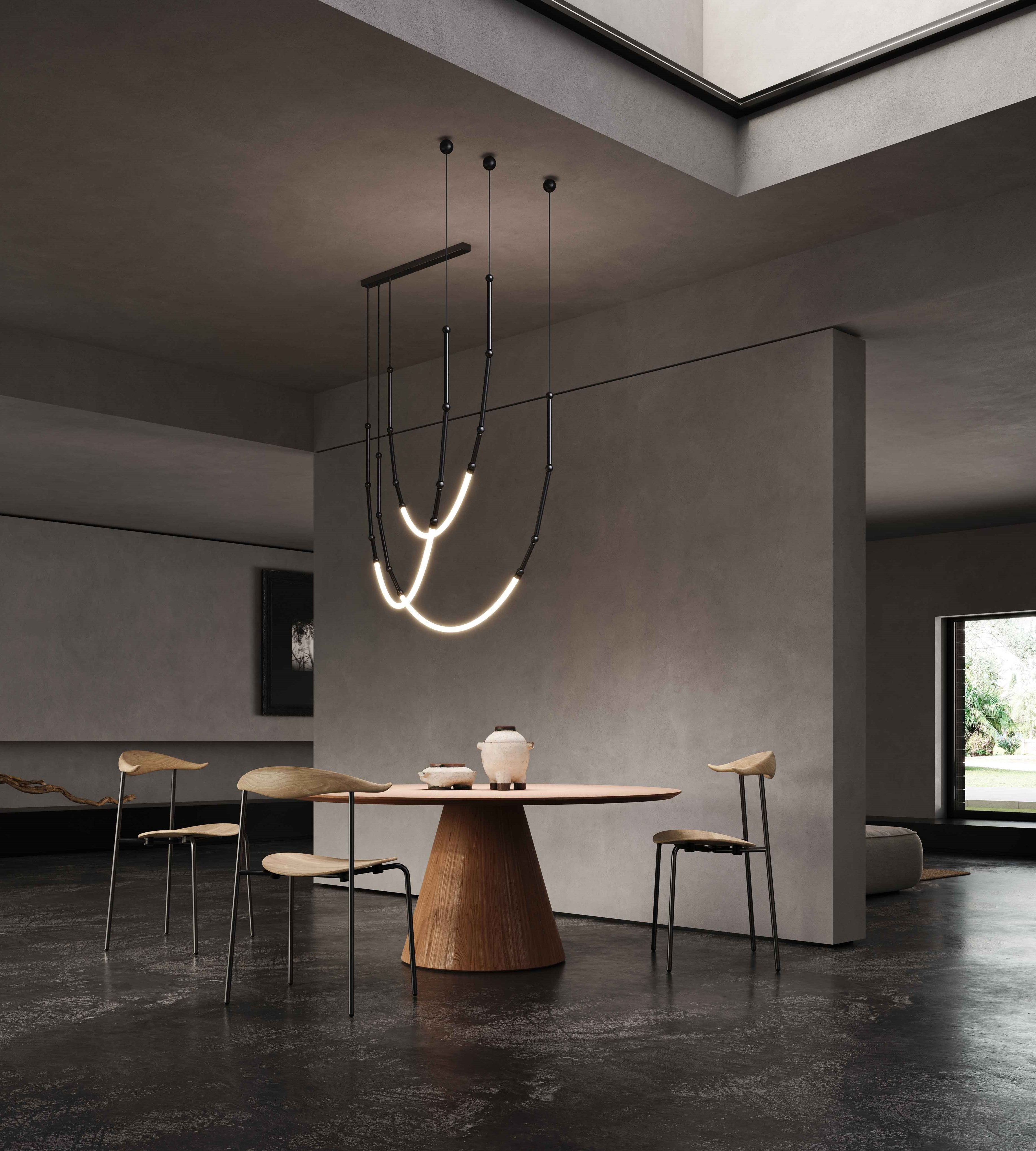 VERITY CRYSTAL TEARDROP LIGHTING FIXTURE