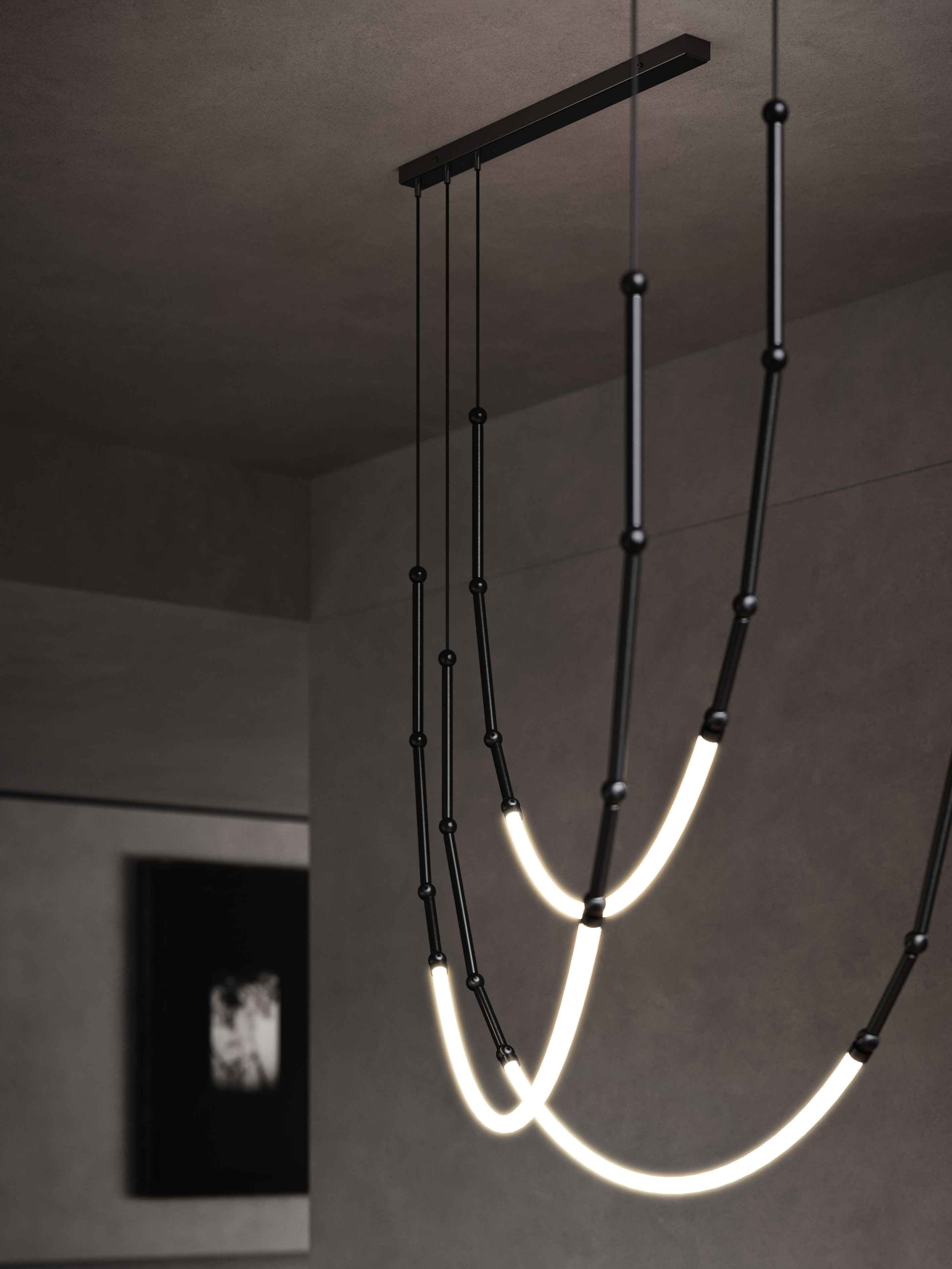 VERITY CRYSTAL TEARDROP LIGHTING FIXTURE