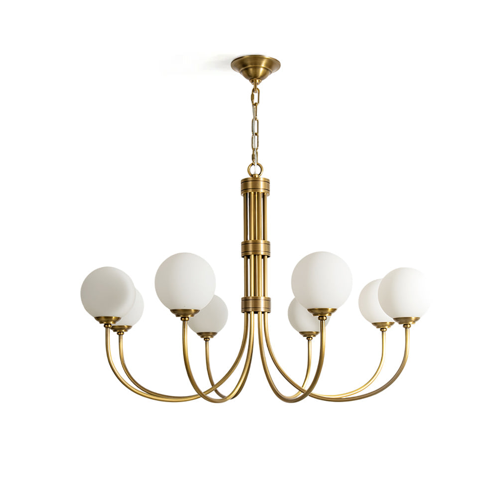 WINTHROP GILDED ORB CEILING LIGHT