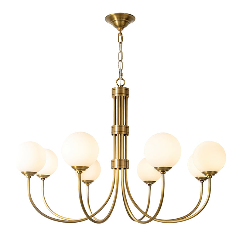 WINTHROP GILDED ORB CEILING LIGHT