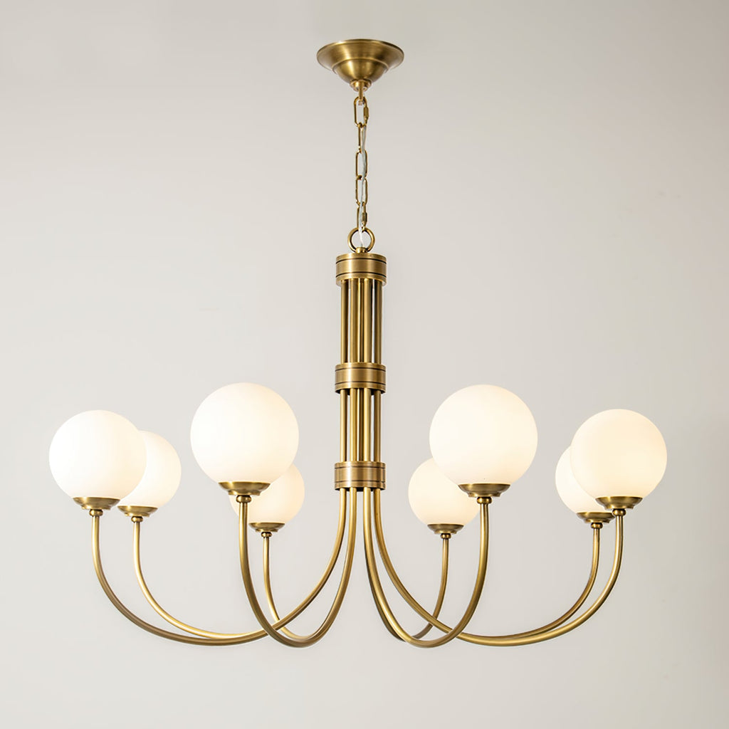 WINTHROP GILDED ORB CEILING LIGHT