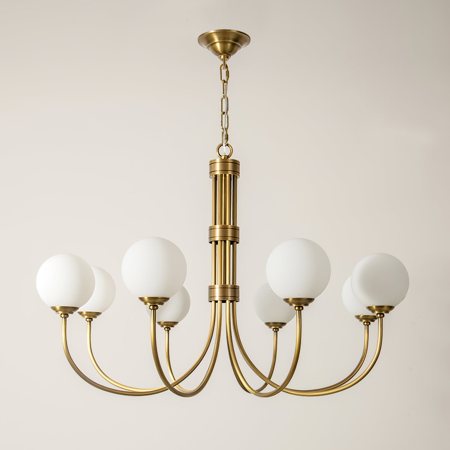 WINTHROP GILDED ORB CEILING LIGHT