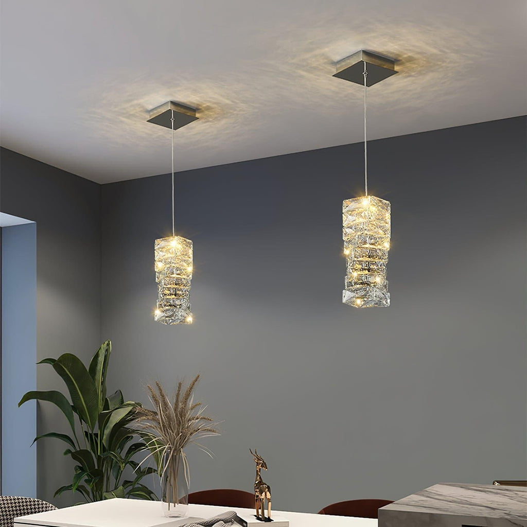 WINTHROP CRYSTAL DROPLET HANGING LIGHT