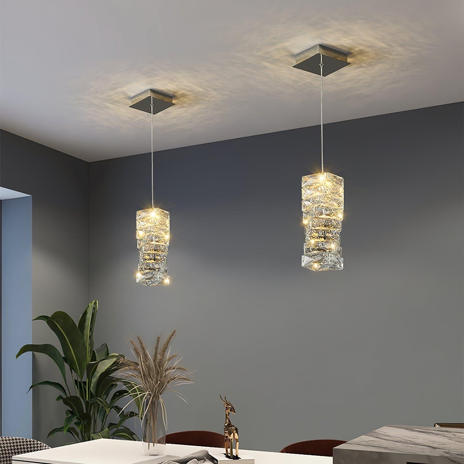 WINTHROP CRYSTAL DROPLET HANGING LIGHT