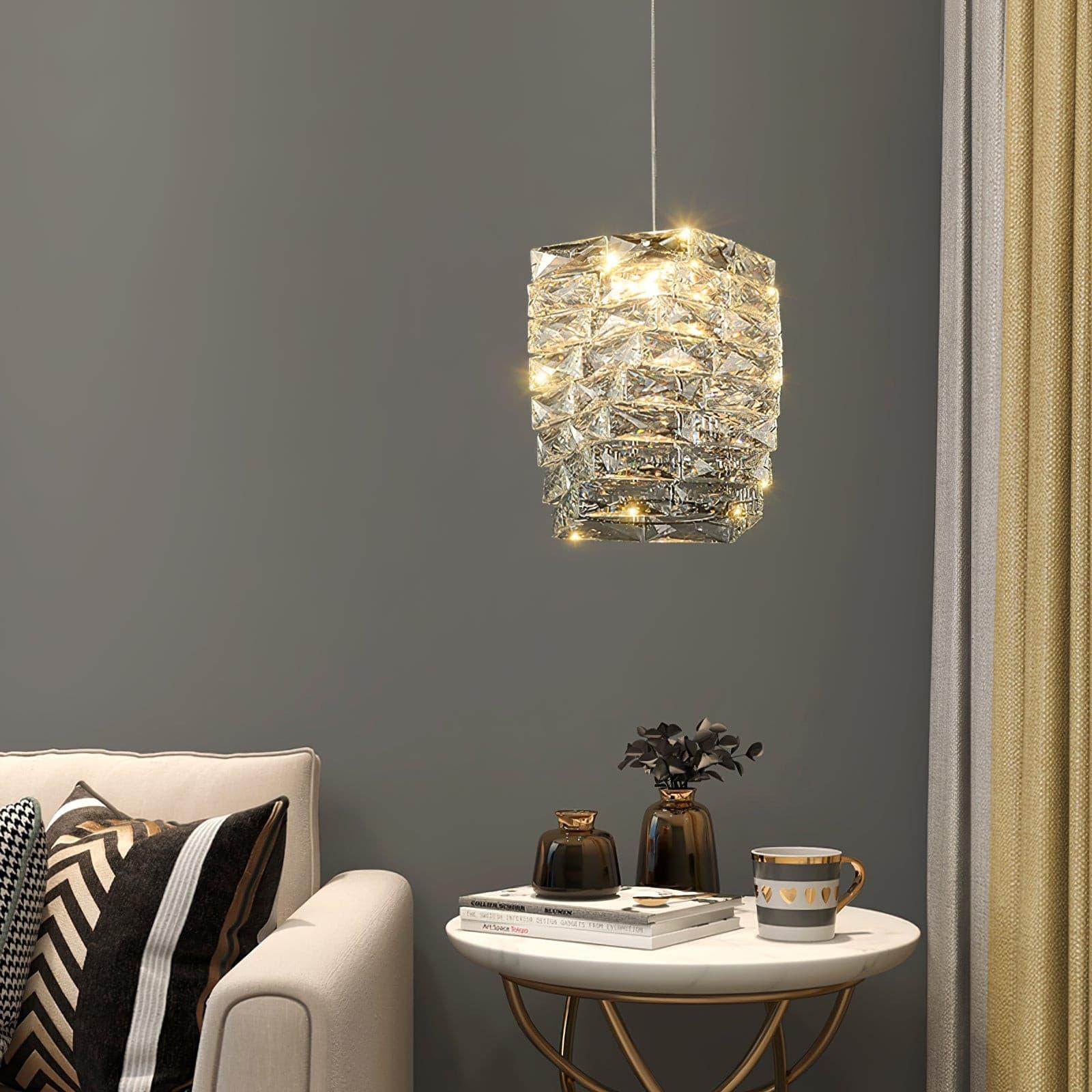 WINTHROP CRYSTAL DROPLET HANGING LIGHT