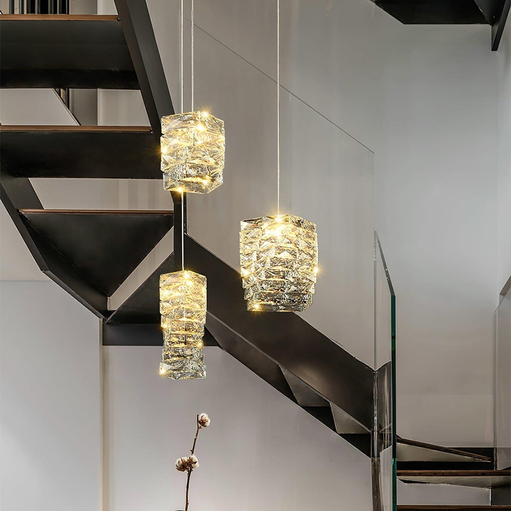 WINTHROP CRYSTAL DROPLET HANGING LIGHT
