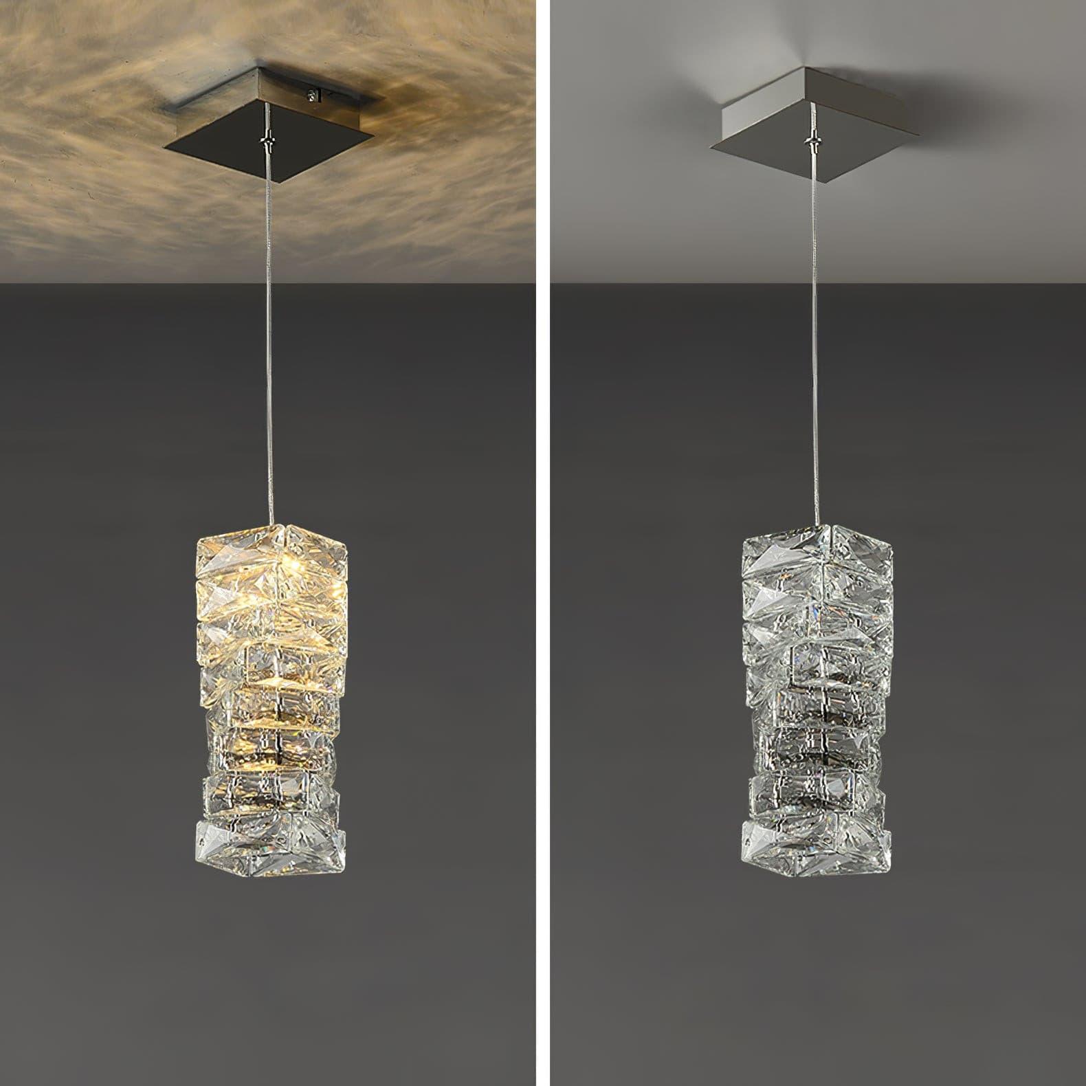 WINTHROP CRYSTAL DROPLET HANGING LIGHT