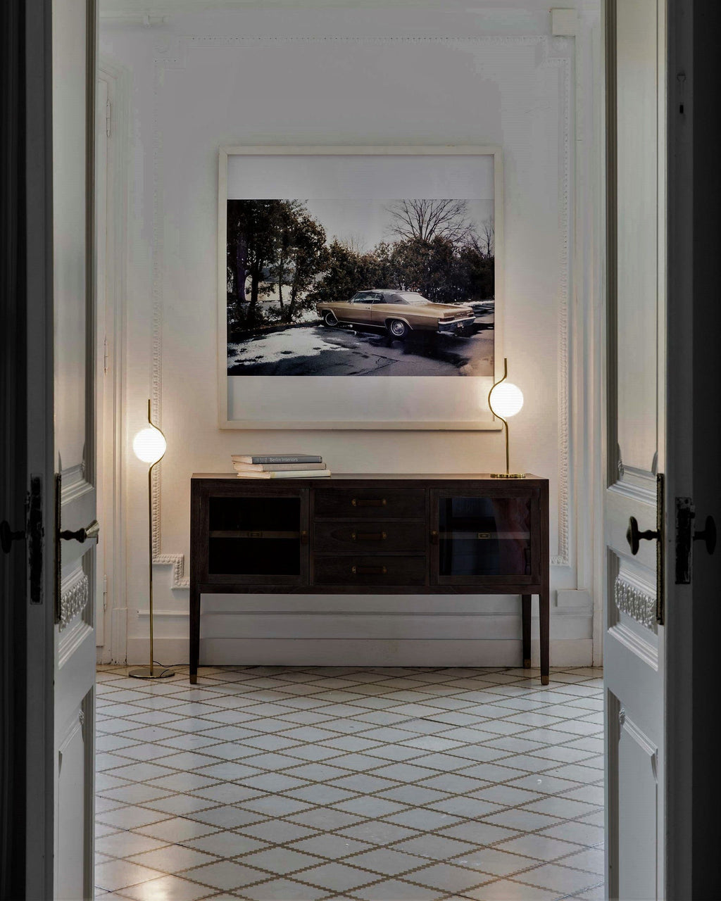 WINTERBOURNE TALL ILLUMINATOR LAMP
