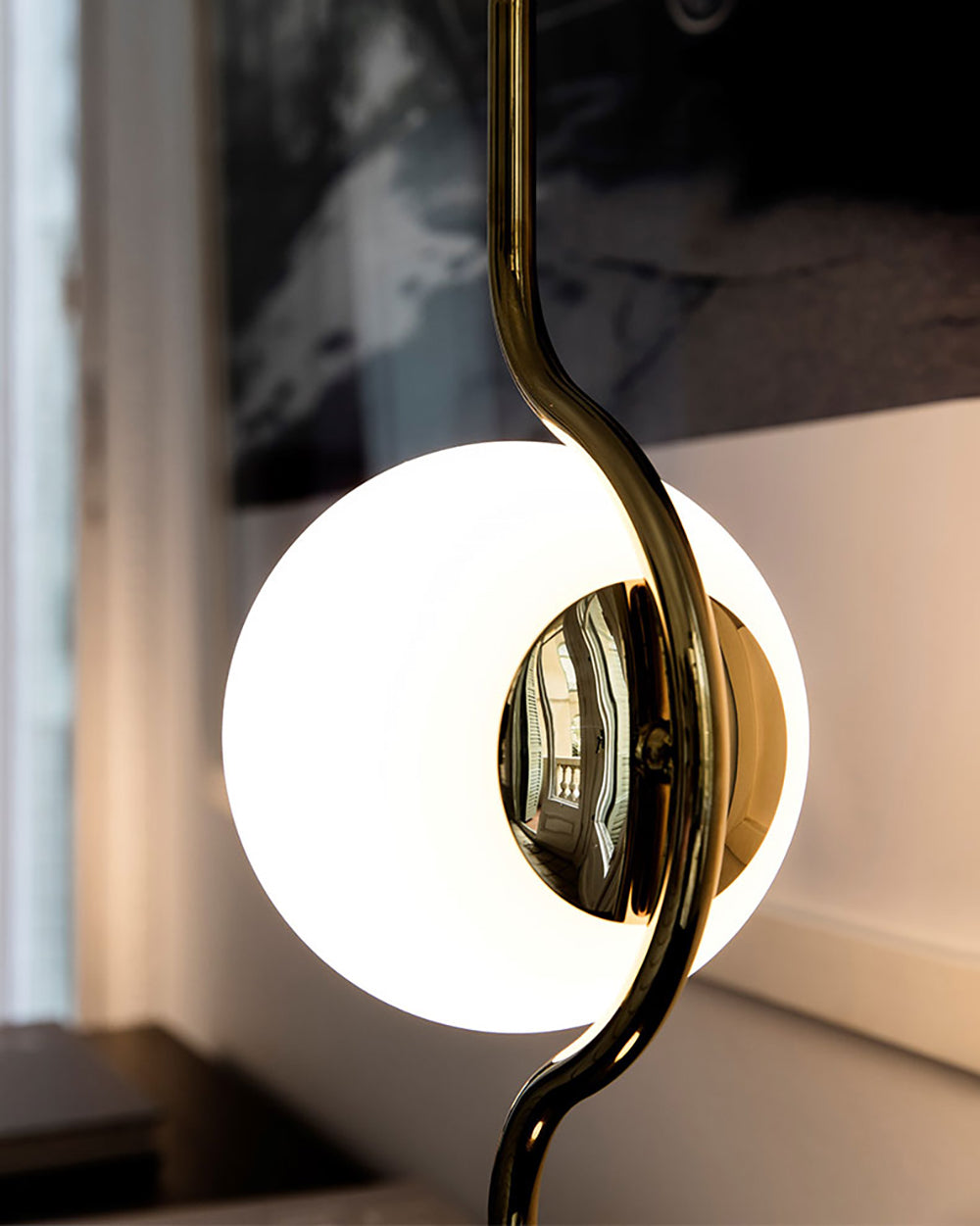 WINTERBOURNE TALL ILLUMINATOR LAMP