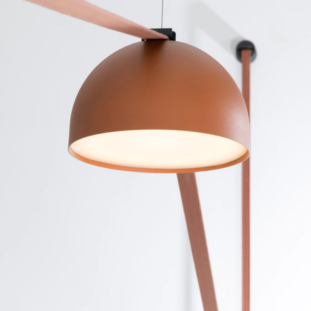 WINTERBOURNE LEATHER DOME PENDANT LIGHT
