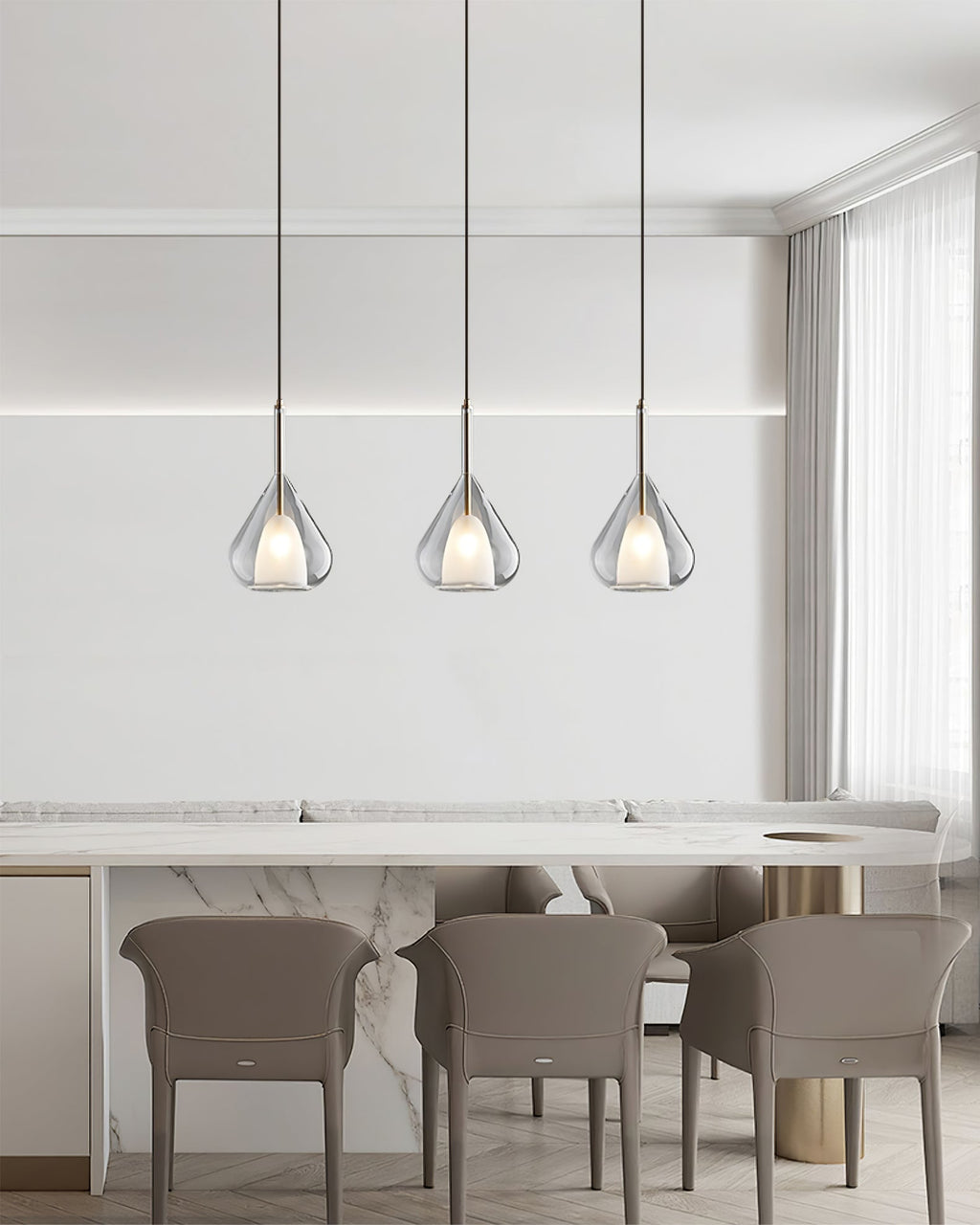 FENWICK BLOOMING GLASS PENDANT LIGHT
