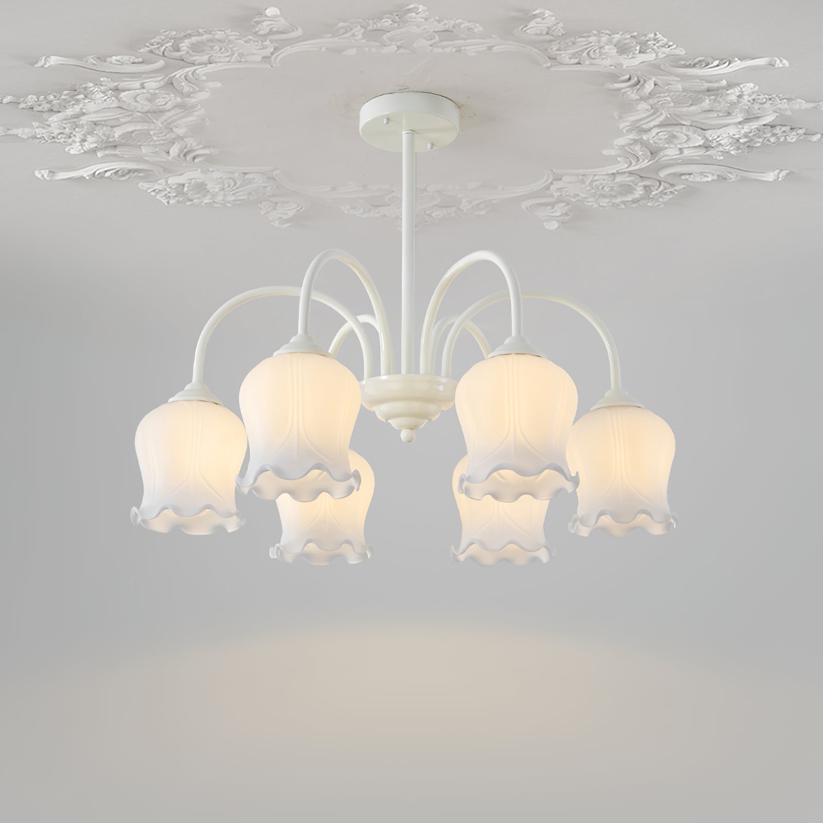 FLORENCE BLOOM CRYSTAL CEILING LIGHT