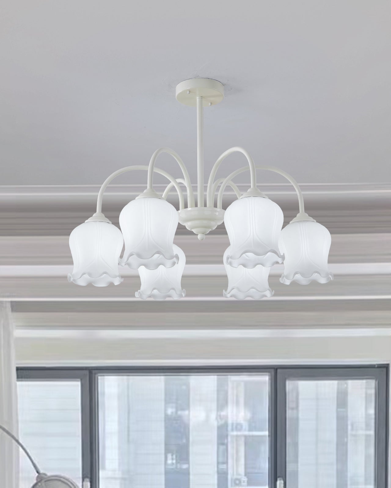 FLORENCE BLOOM CRYSTAL CEILING LIGHT