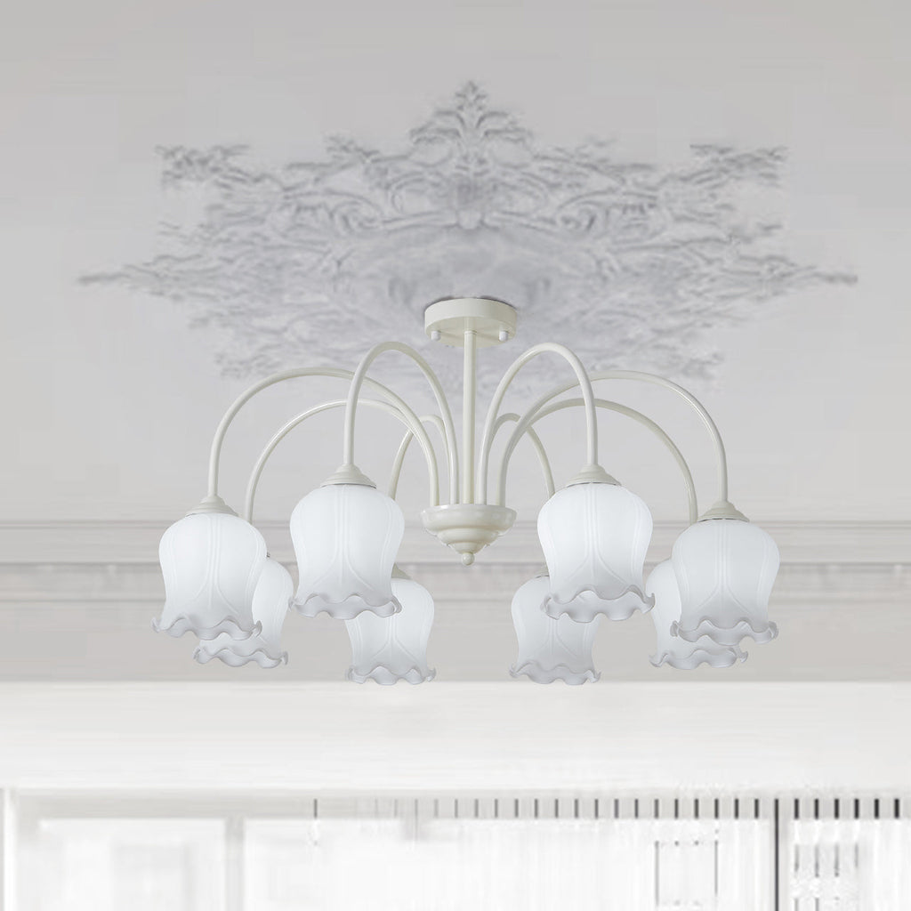 FLORENCE BLOOM CRYSTAL CEILING LIGHT