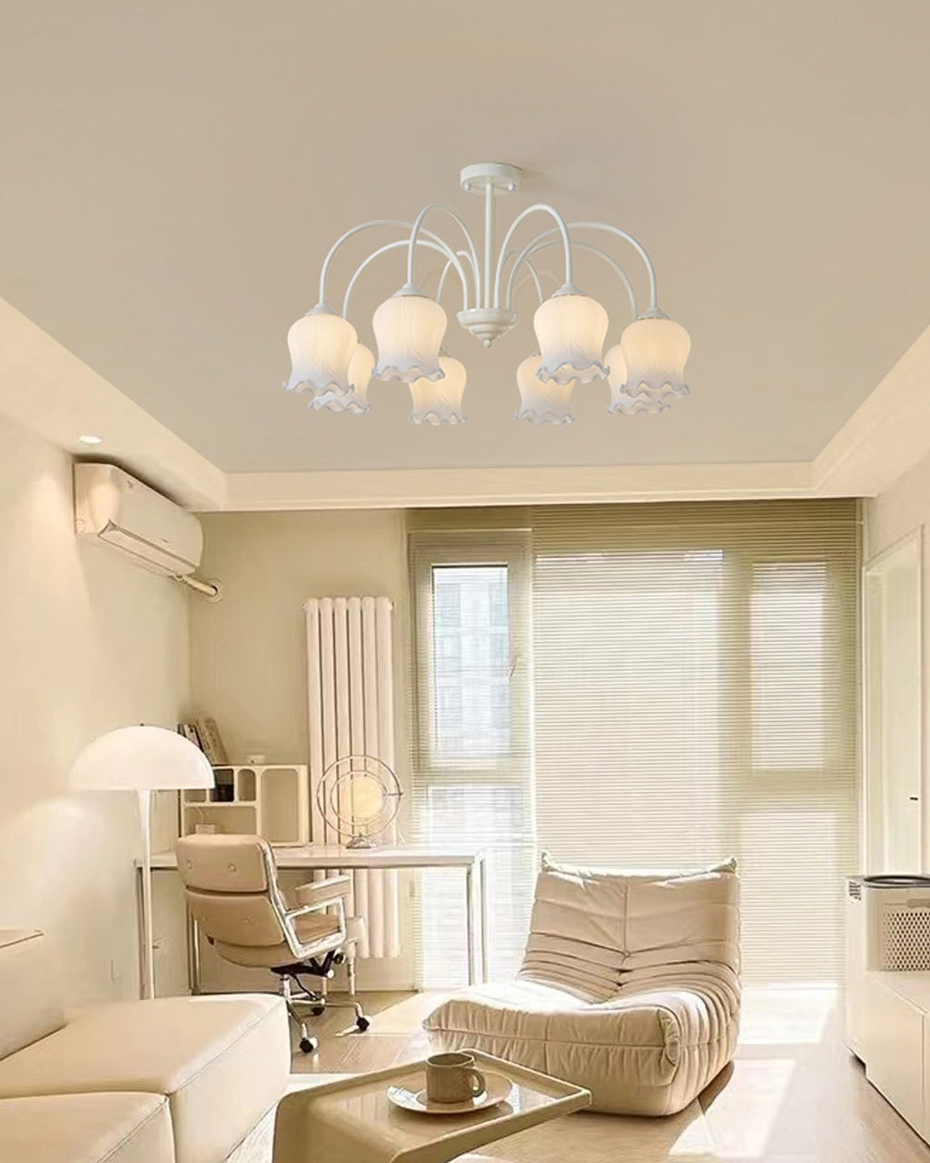 FLORENCE BLOOM CRYSTAL CEILING LIGHT