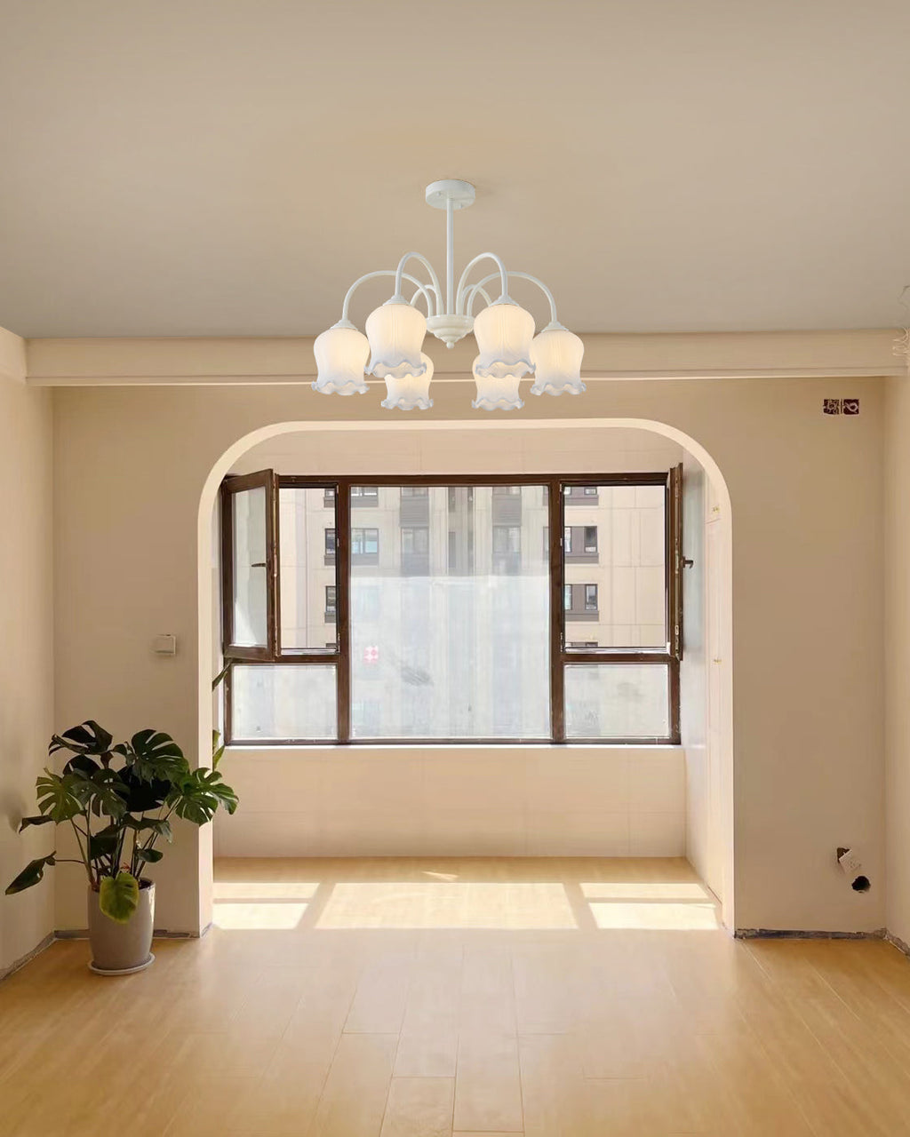FLORENCE BLOOM CRYSTAL CEILING LIGHT