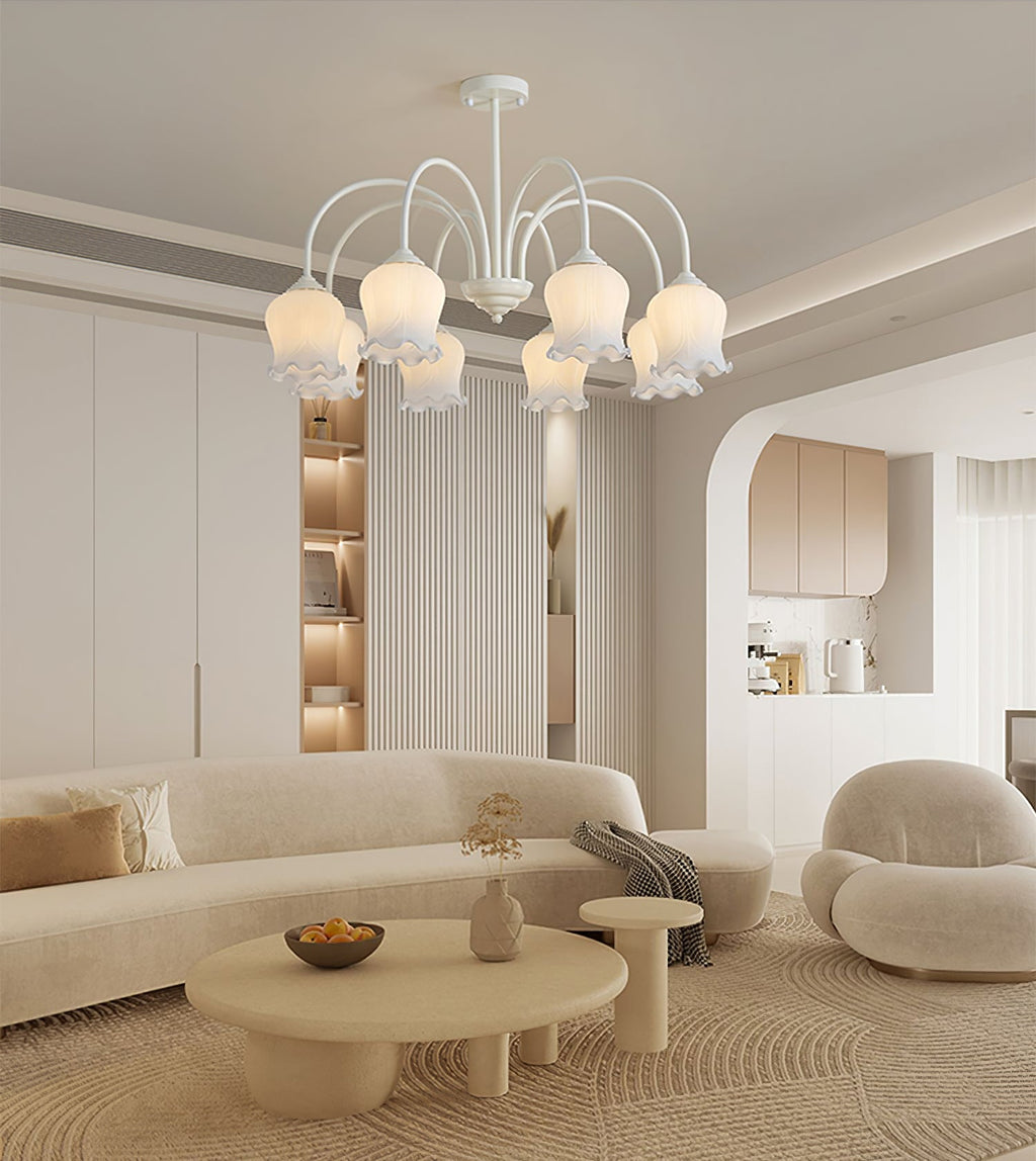 FLORENCE BLOOM CRYSTAL CEILING LIGHT