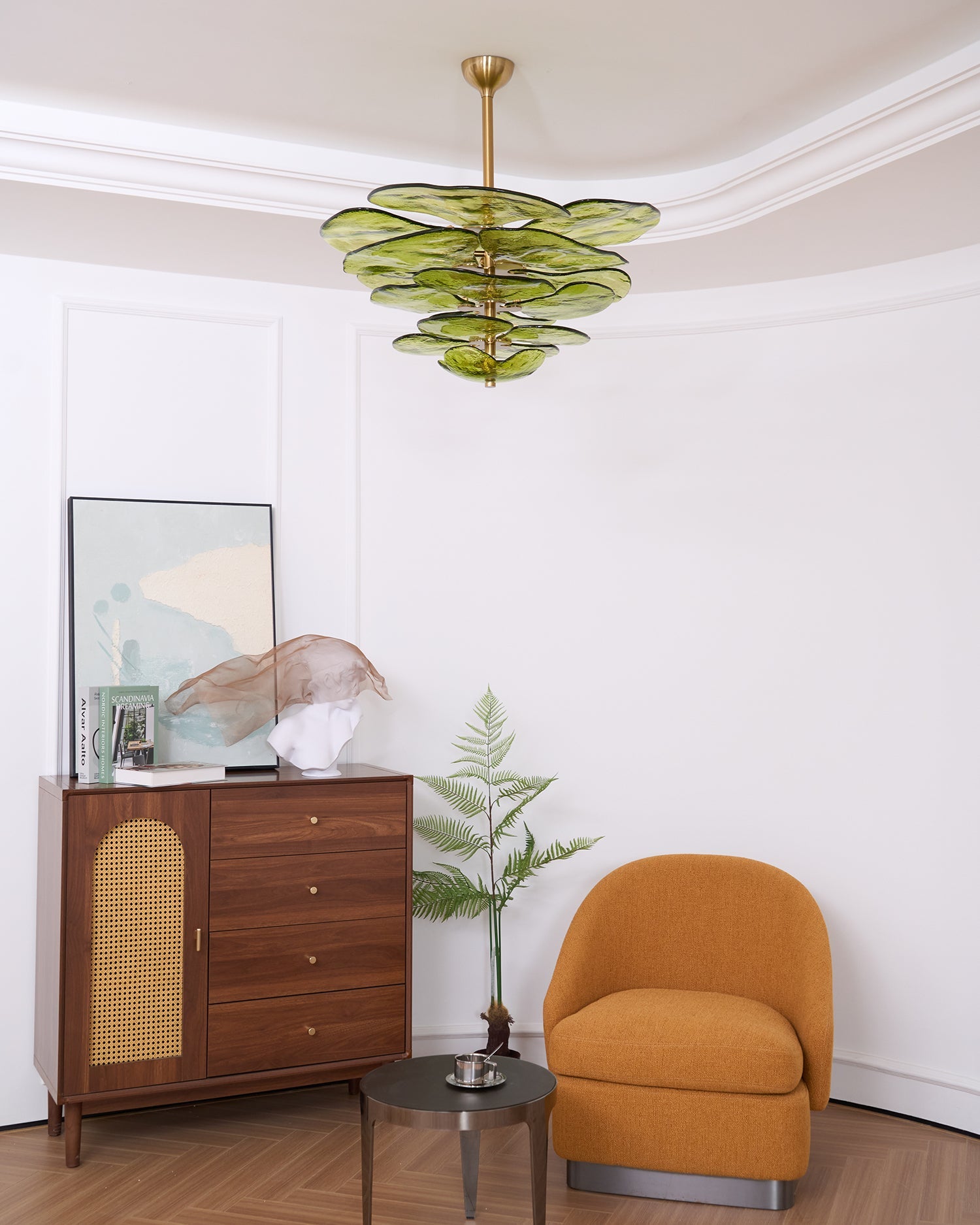 Violet Petal Venetian Light Fixture
