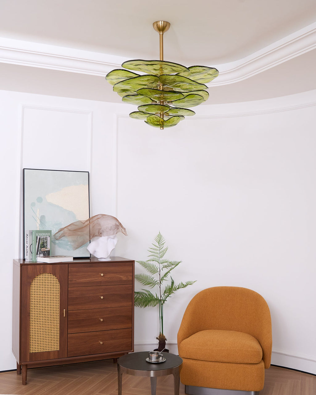 Violet Petal Venetian Light Fixture