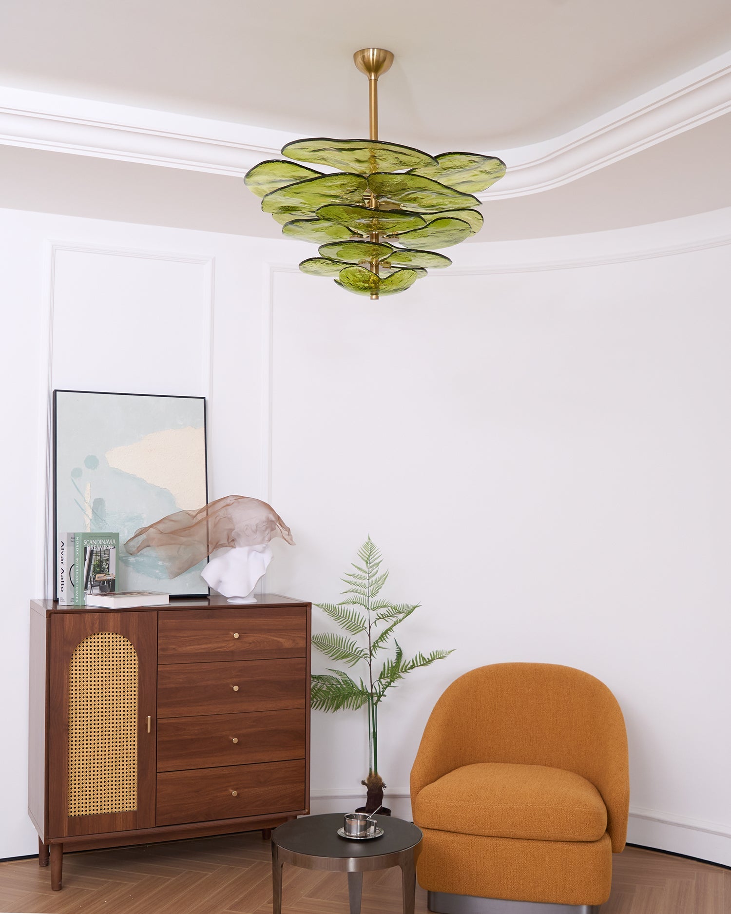Violet Petal Venetian Light Fixture